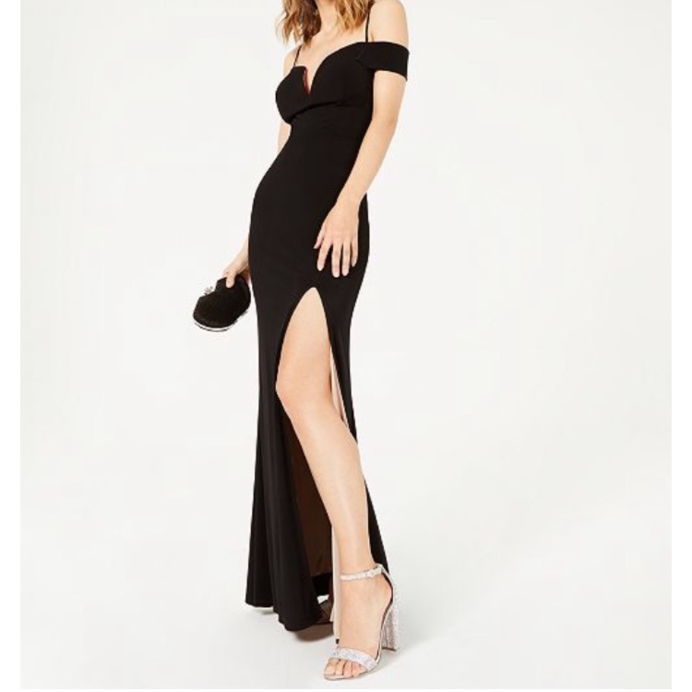 Off-The- Shoulder Gown